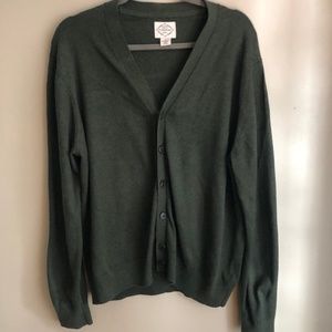 St. John's Bay Green Cardigan